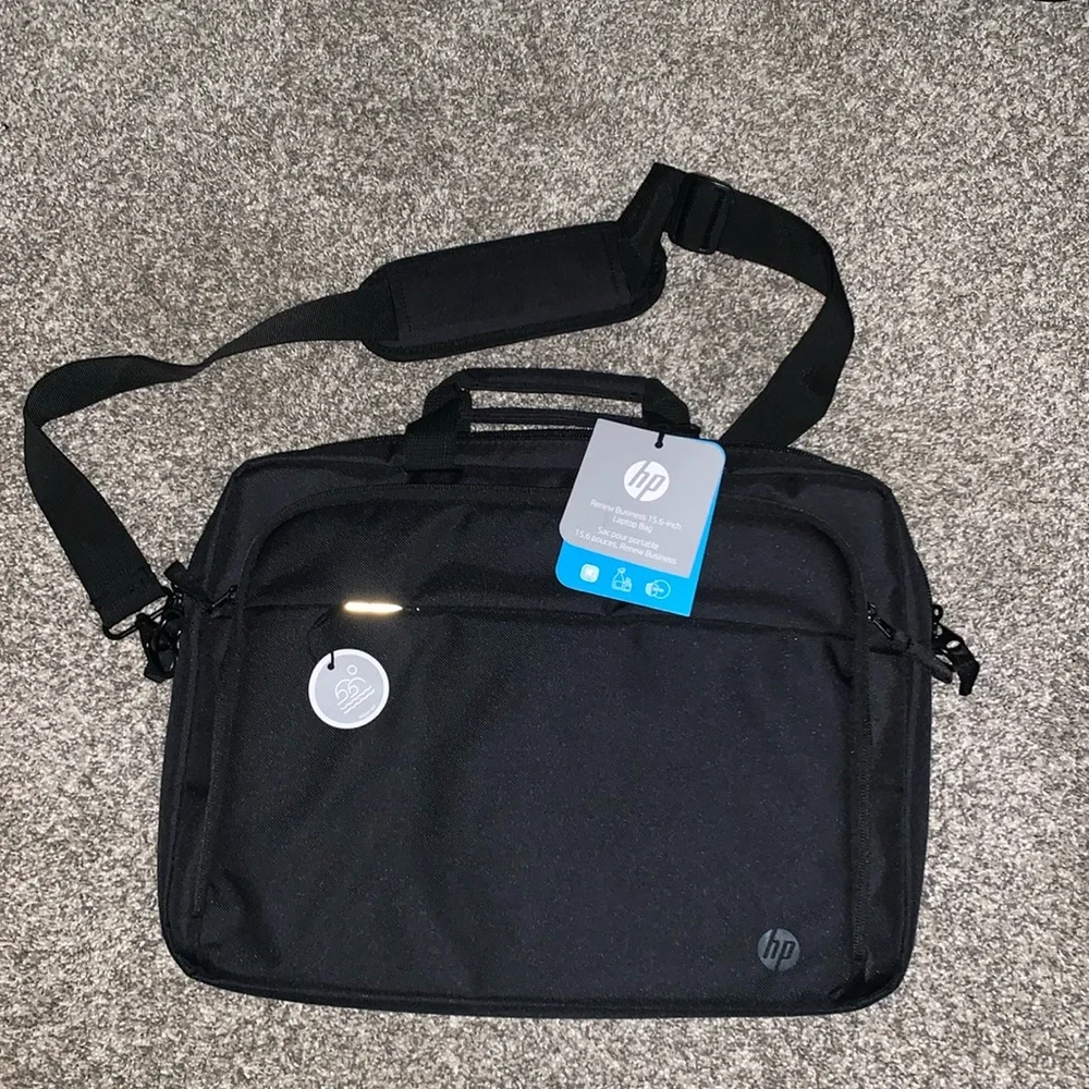 HP Black Laptop Bag - renew style, brand new in excellent condition